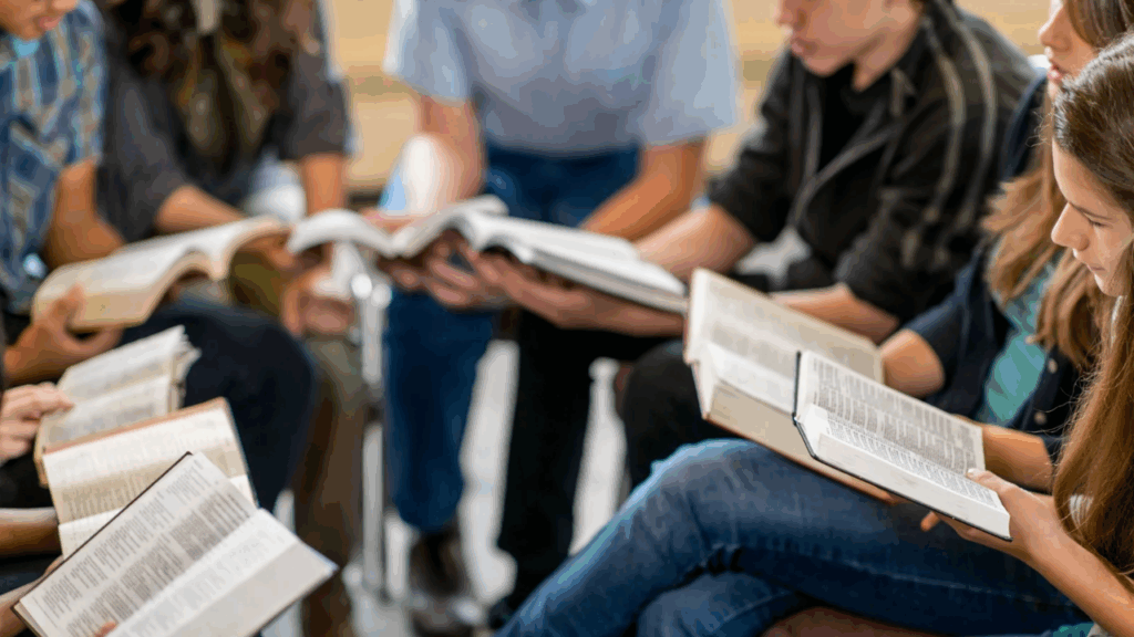 Antes do fim dos tempos precisamos viver em comunhão, permanecer firme na fé, orar, estudar a bíblia com os irmãos.