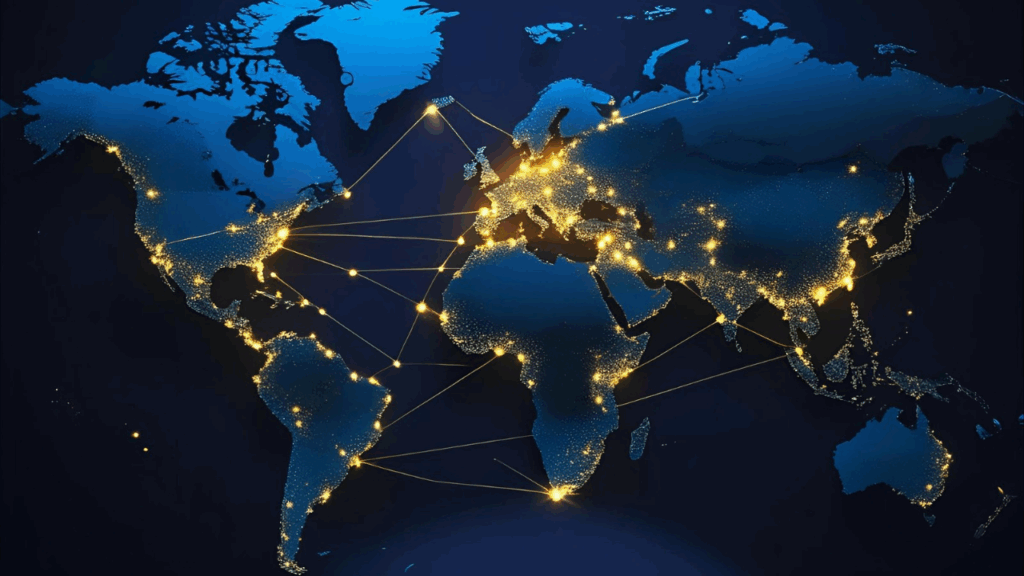 Mapa mundi mostrando que o evangelho será pregado em todo mundo, um dos sinais do fim dos tempos 