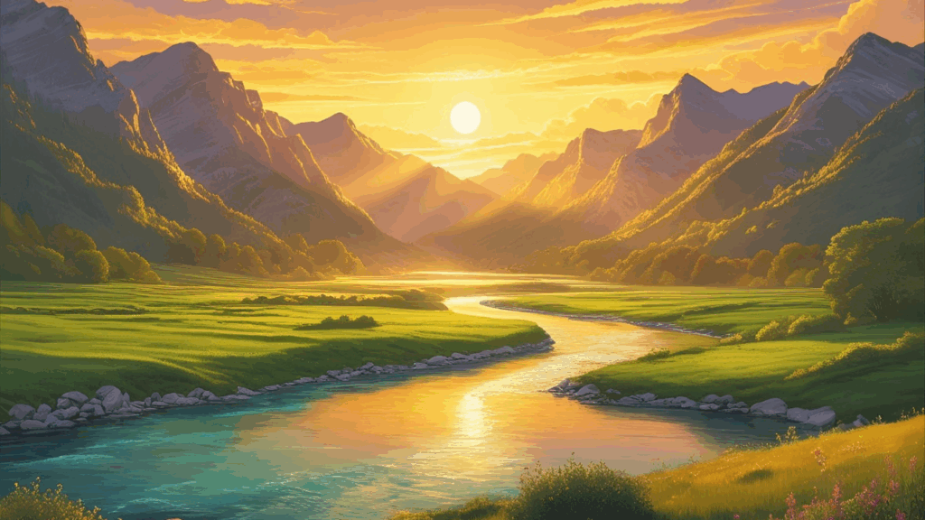 Mostrando uma nova terra, um novo lá que Jesus vai nos dá depois do fim dos tempos 