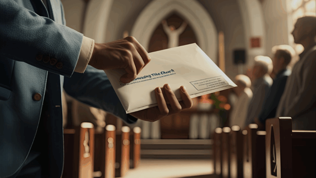 Eu tenho que devolver meu dízimo? Homem devolvendo o dízimo na igreja!