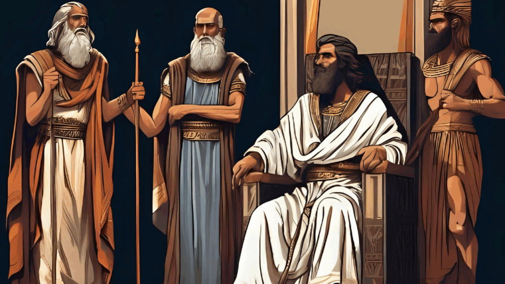 Por que Deus endureceu o coração de faraó? Moisés e Arão diante do faraó 