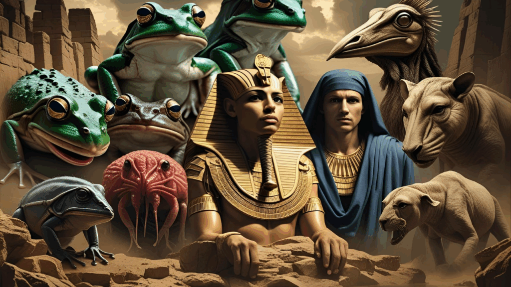 Por que Deus endureceu o coração de faraó? Imagem das dez pragas