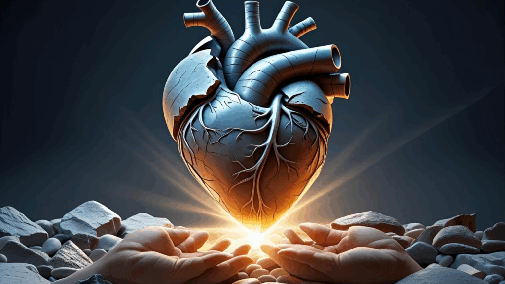 Por que Deus endureceu o coração de faraó? Imagem de um coração 