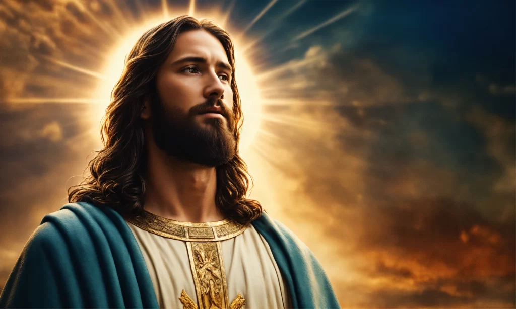 Jesus vindo fazer a colheita 