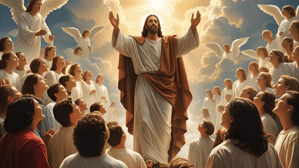 Os cristãos vão ou não passar pela grande tribulação? Imagem daqueles que amam a Deus e vão está com ele quando jesus voltar