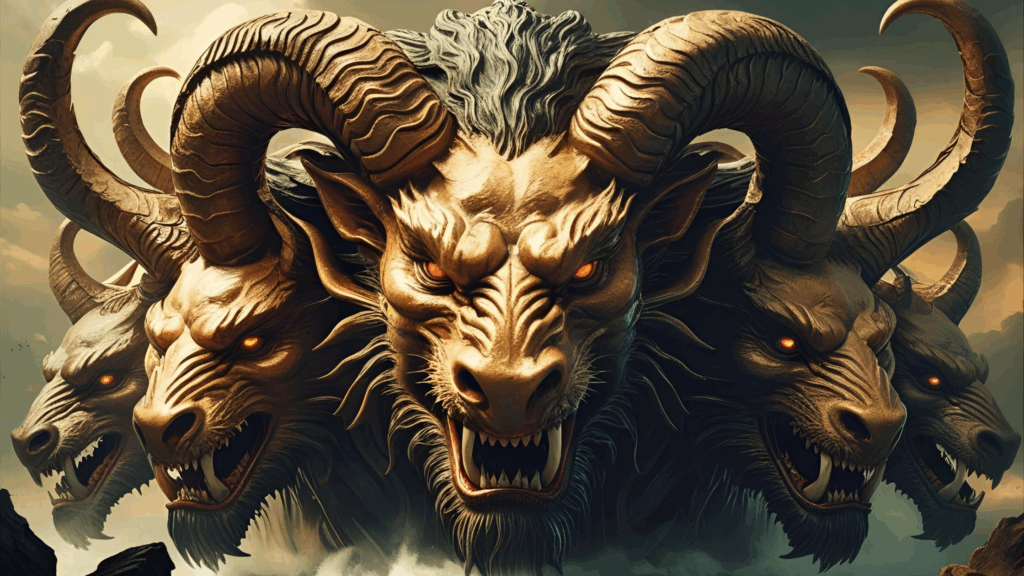 Quem é o anticristo? Imagem representando a besta que sobe do mar