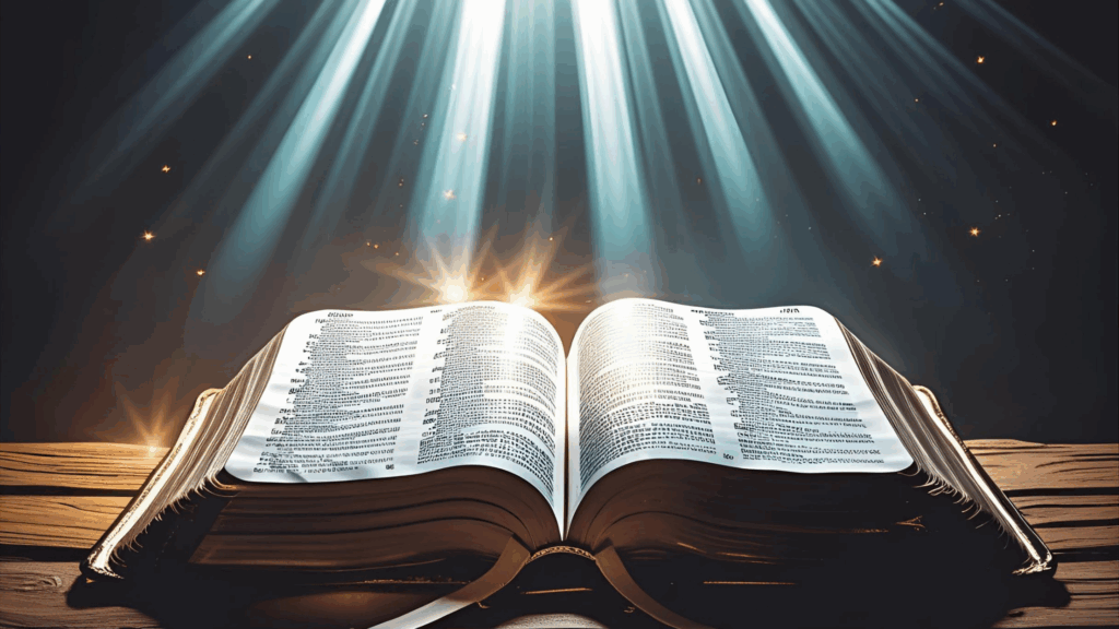 Imagem da bíblia representando que ela vai permanecer viva para sempre 