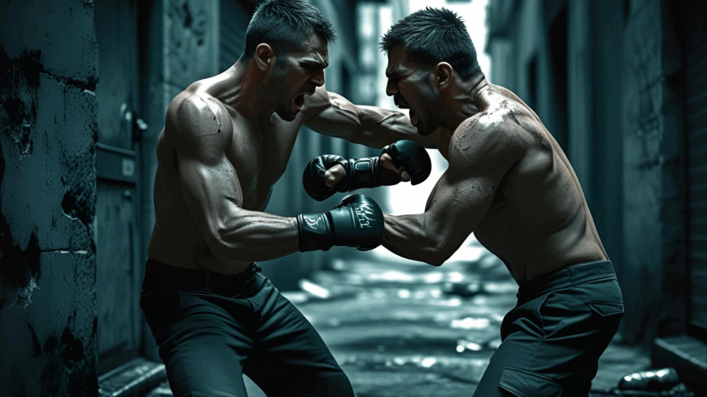 Imagem representando luta contra a natureza humana 