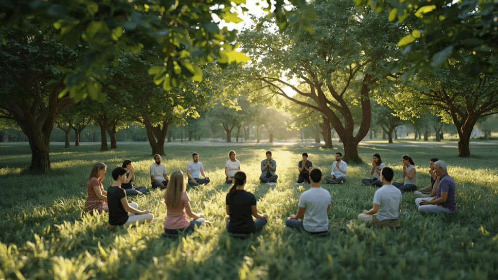Imagem mostrando um estilo de vinda em oração para ser cheio do Espírito Santo 