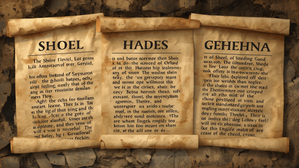 Imagem de pergaminho para representar o significado da palavra inferno 