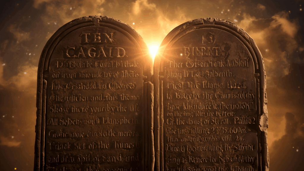 Imagem dos 10 mandamentos