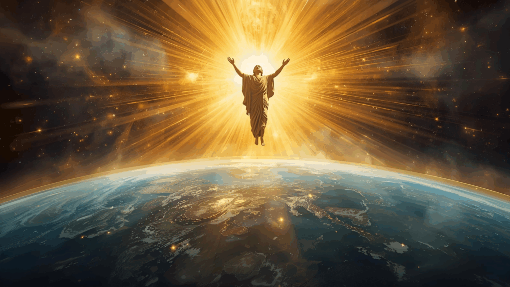 Imagem representativa da criação do mundo 