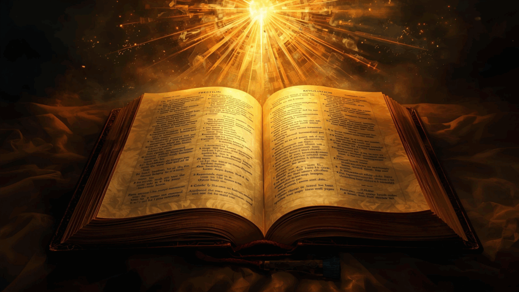 Imagem da bíblia para representar o livro de apocalipse 