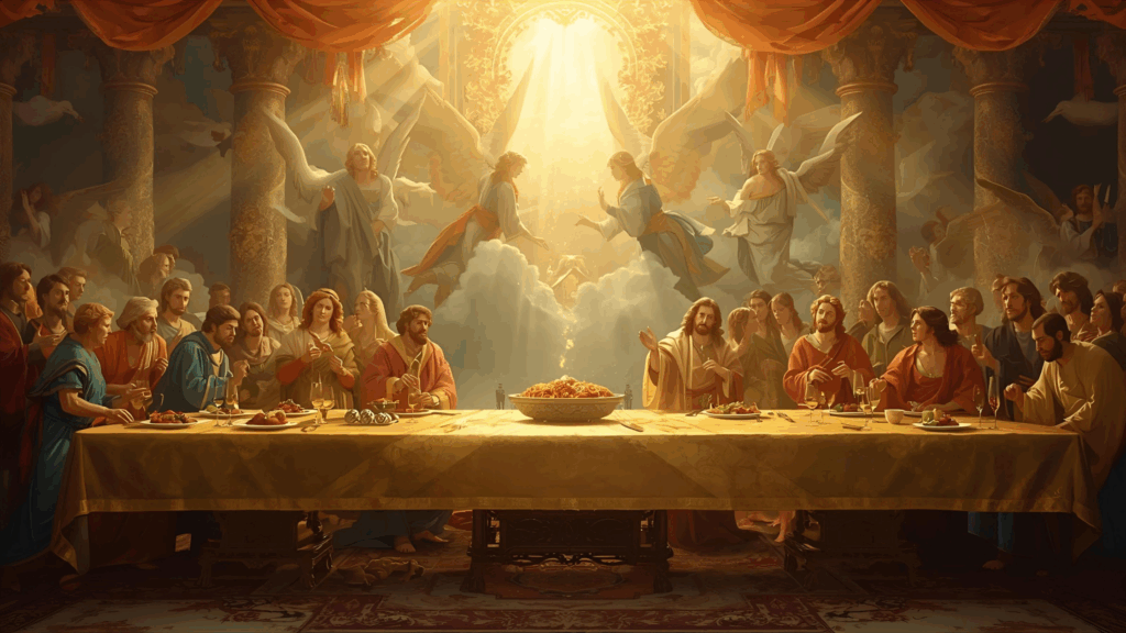 Imagem do grande banquete do reino 