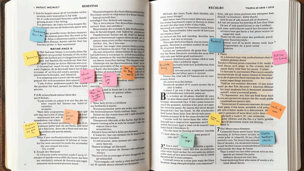 Bíblia marcada estudada 