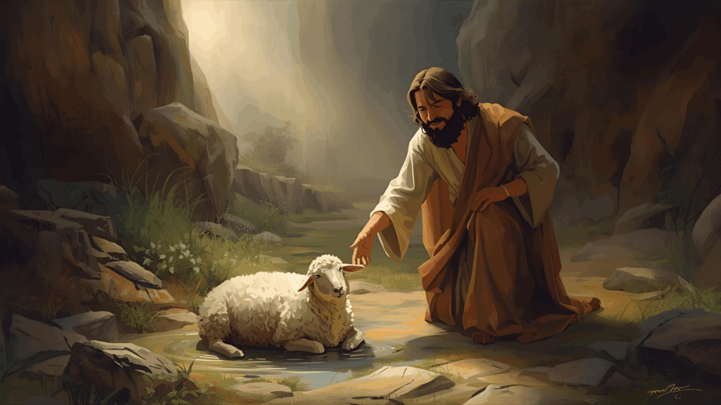 A ovelha e o pastor 