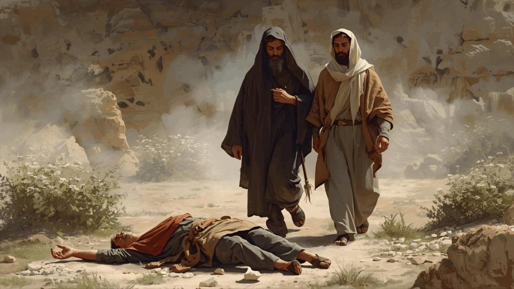 O sacerdote e o levita: o bom samaritano 