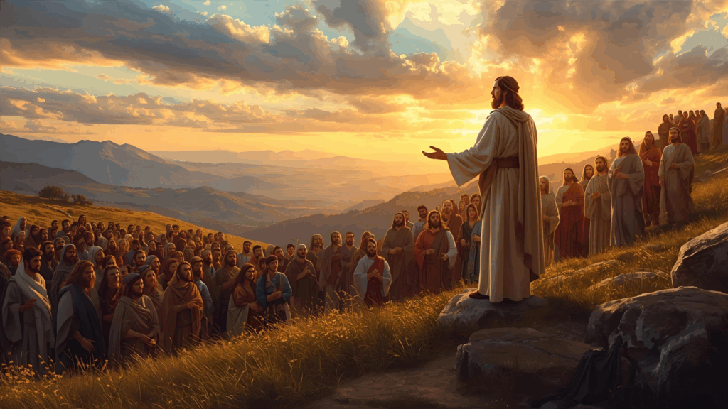 A Parábola dos Talentos: Jesus ensinando 